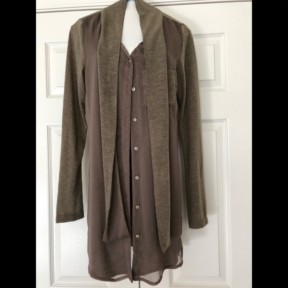 Greylin long cardigan Anthropologie